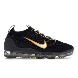 NIKE Air VaporMax 2021 FK 'Black University Gold' Running Shoes Size 10